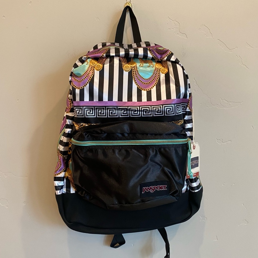 JANSPORT Super FX Livin Lavish Leopard Cheetah Print Superbreak Backpack
